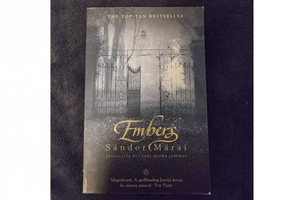 Sndor Mrai: Embers, Penguin Books, 2003