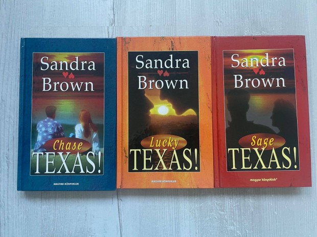 Sandra Brown Texas trilgia (Chase, Lucky, Sage) knyv