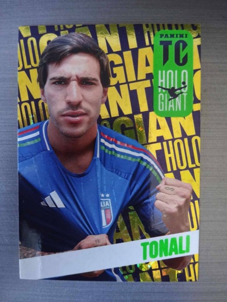 Sandro Tonali (Olaszország) Holo Giant Top Class 2025 focis kártya