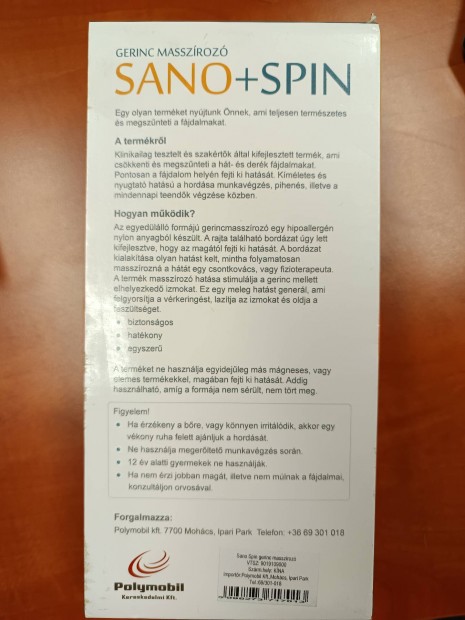 Sano-Spin gerinc masszroz