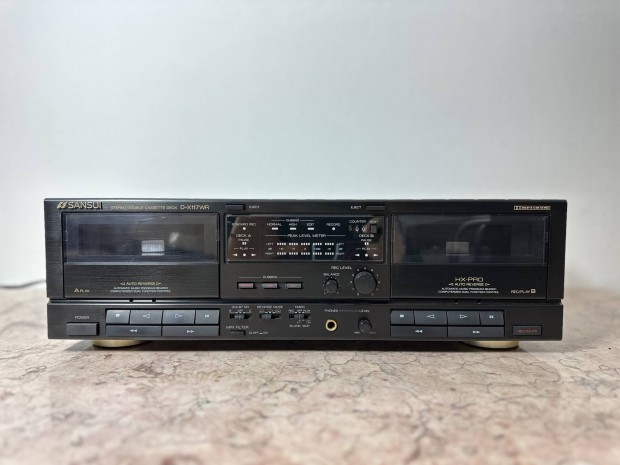 Sansui D-X117WR dupla kazetts magn deck magndeck