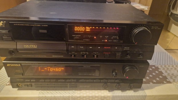 Sansui D-X301R deck s Sansui RZ-3500 mk2 rdiersit 