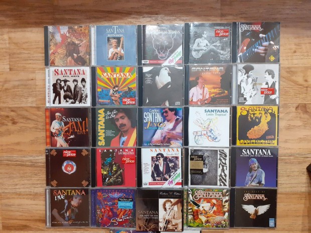 Santana CD lemezek egy csomagban (jszer, Svjcban vsrolt CD-k)