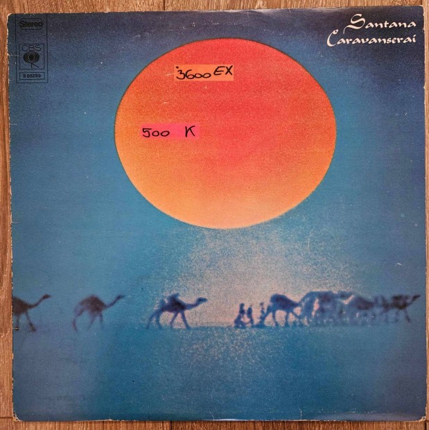 Santana Caravanserai bakelit lemez, hanglemez LP (500)