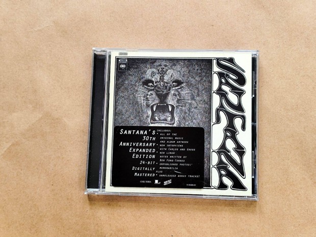 Santana - Santana CD 1998. USA 30th Anniversary Expanded Edition