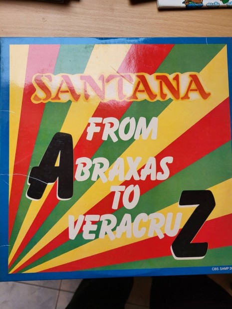 Santana bakelit lemez Abraxas to Veracruz