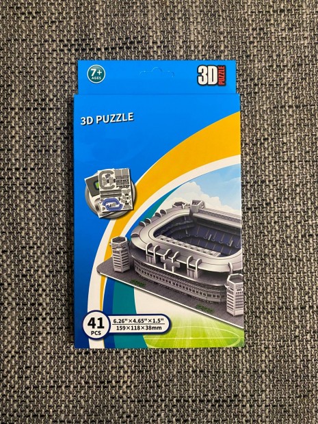 Santiago Bernabu Stadion Real Madrid 3D Puzzle