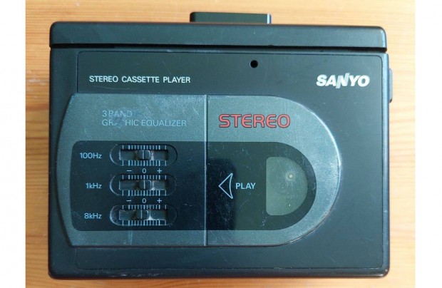 Sanyo M GP29 Stere Cassette Player Sztere Walkman Kazetts MAGN