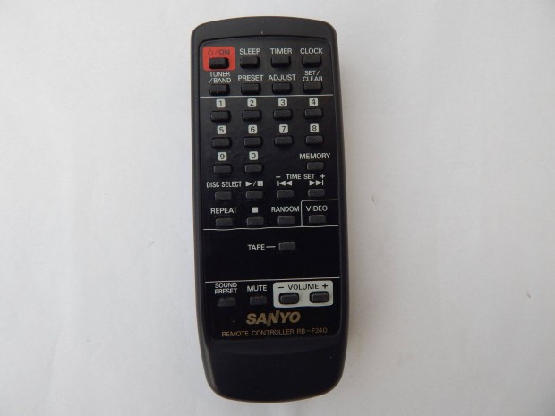 Sanyo RB-F240 Audió Rendszer távirányító Távkapcsoló Eredeti