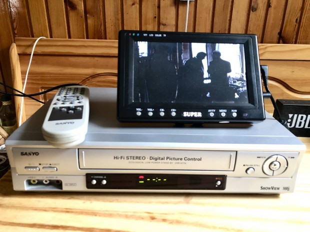 Sanyo hifi sztereo VHS vide recorder