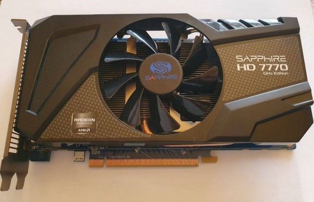 Sapphire HD 7770 GHZ OC Edition videokártya,1GB Gddr5128bit