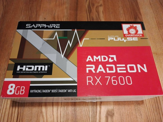 Sapphire Pulse AMD Radeon RX 7600 8GB