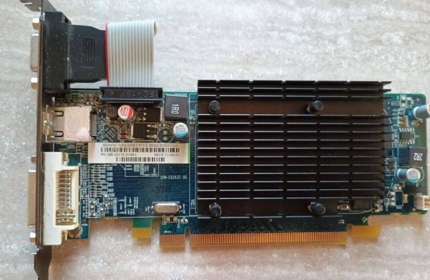 Sapphire Radeon HD5450 512Mb passzív hűtésű pci-e videókártya hibátlan