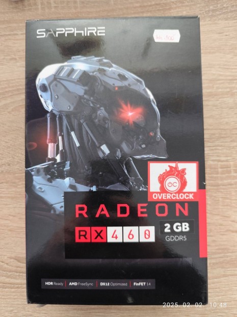 Sapphire Radeon RX 460 2GB videkrtya