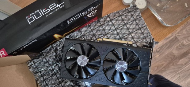 Sapphire Rx570 8Gb puls kitn llapotban