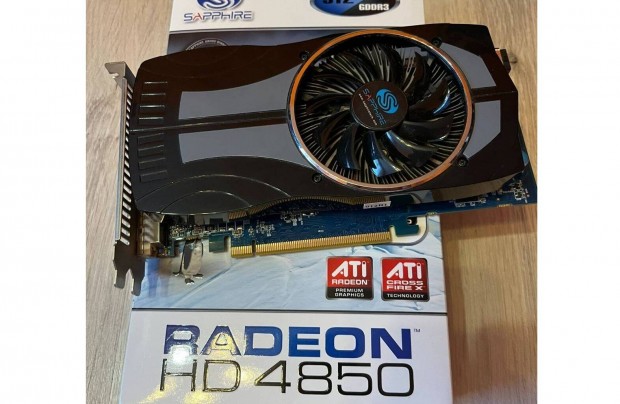 Sapphire Vapor-X Radeon HD4850 Pcie videkrtya