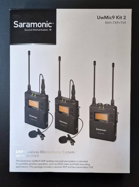 Saramonic Saramonic Uwmic9 Kit2 dual pro uhf mikroport elad