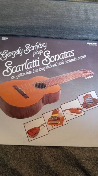 Srkzy Gergely - Scarlatti Sonatas bakelit lemez 
