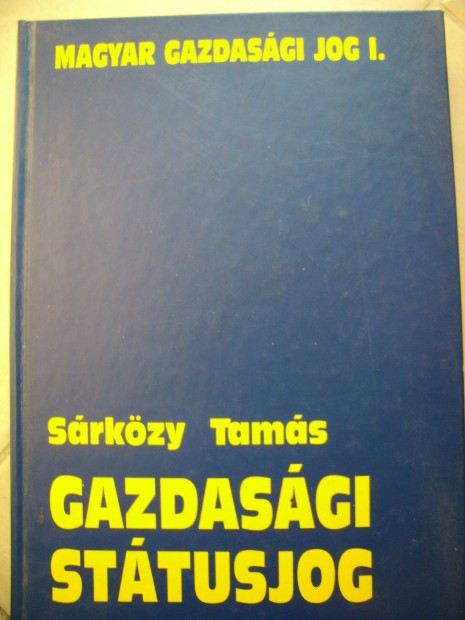 Srkzy Tams: Gazdasgi sttusjog