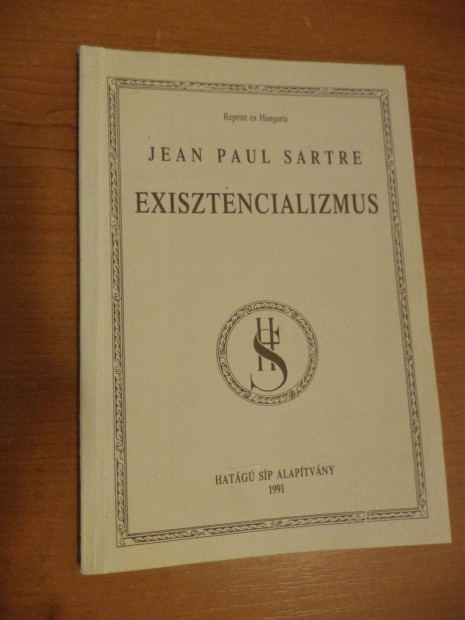Sartre: Egzisztencializmus , Ritkaság!