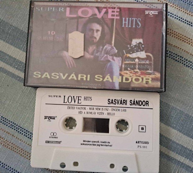 Sasvri Sndor Super Love Hits kazetta