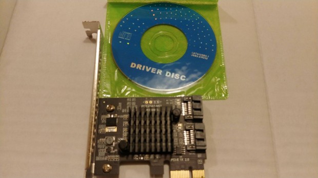 Sata III Pci-e kártya 2 port Marvell chipset