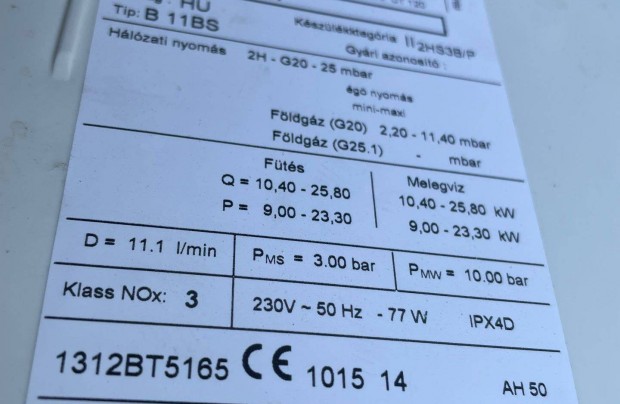 Saunier Duval Semia 24kW kéményes kombi