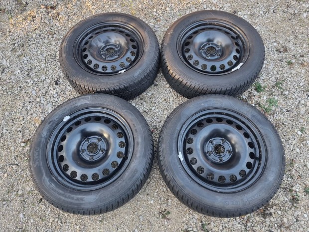 Sava Eskimo HP2 R16 205/60 tligumi + lemezfelni (4 db)