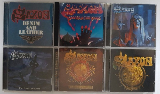 Saxon Vlogats ( 1981-2012 ) 6db Cd