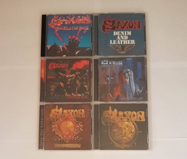 Saxon vlogats 6db Cd