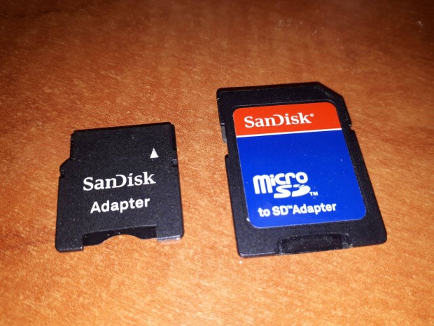 Scandisk MSD-SD-Adapter - 2 db egyben