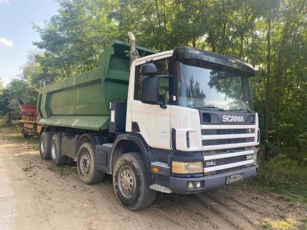 Scania P 114CB 8x4 NZ 380 billencs teheraut