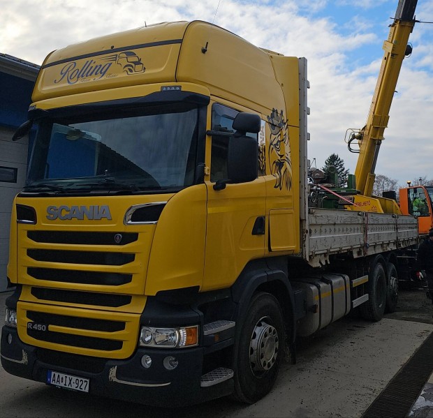 Scania R450 cserefelptmnyes kitn llapotban elad 