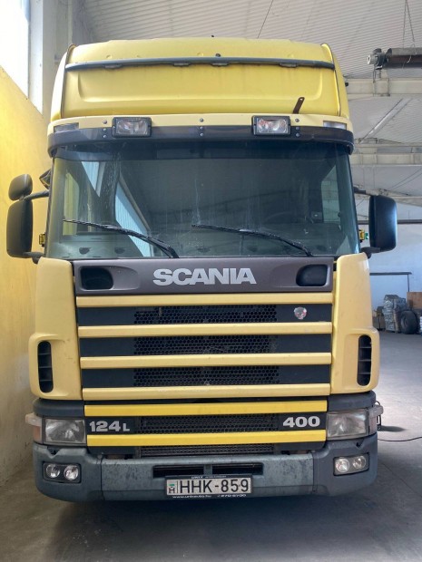 Scania R 124 LA 4x2 NA 400 + Schwarzmüller S2 J ponyvás félpótkocsi