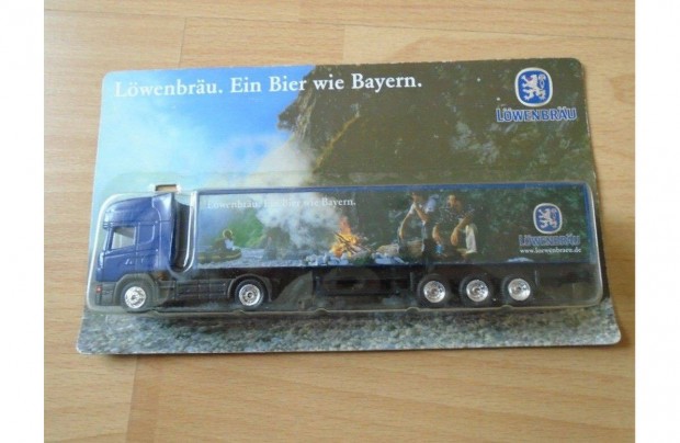 Scania - Lwenbrau - sr reklmos, fm Kamion Diorma - csomagolt