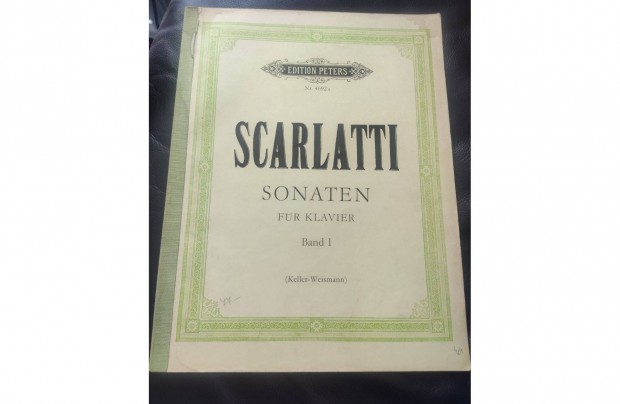 Scarlatti Szontk / Sonaten fr Klavier Band 1. -zongora kotta