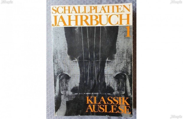 Schallplatten Jahrbuch 1. Klassik Auslese nmet nyelv knyv