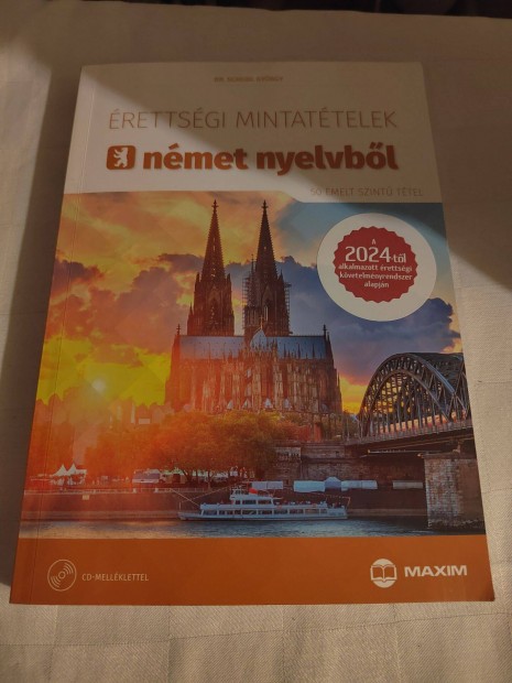 Scheibl György:Érettségi mintatételek német nyelvből - 50 emelt szintű