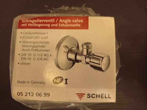 Schell comfort mosd sarokszelep