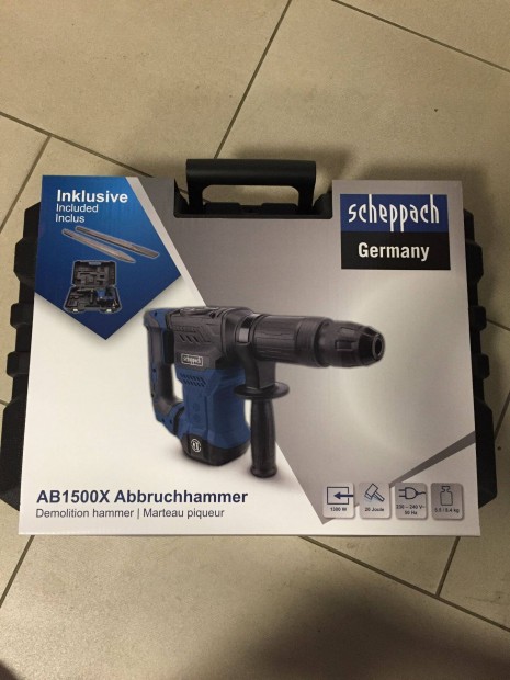 Scheppach AB 1500 X Bontkalapcs 6kg 20J SDS-Max (5908207901)