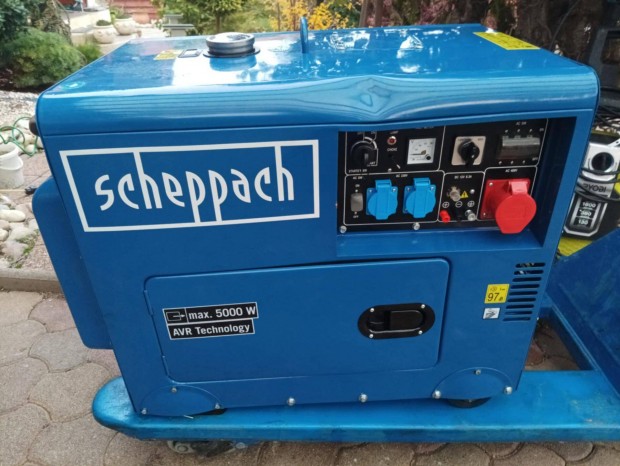 Scheppach Dzel aggregtor ramfejleszt