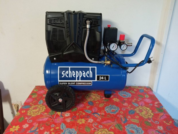 Scheppach HC 25 Si olajmentes kthengeres csendes kompresszor