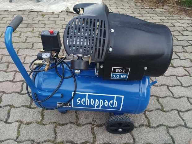 Scheppach HC 53 DC kthengeres olajos 10 bros kompresszor