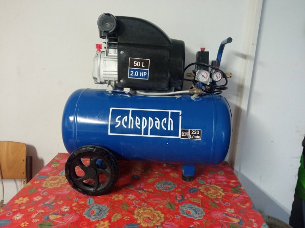 Scheppach HC 54 olajos kompresszor 50L