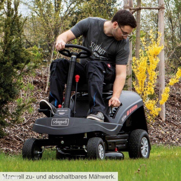 Scheppach Önindítós Fűnyírótraktor 224ccm Fűnyíró Traktor Garanciával!