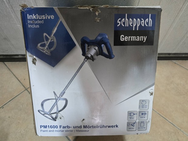 Scheppach pm1600 ragaszt kever habarcs j ll.