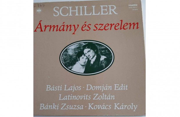 Schiller: rmny s szerelem (3 LP) Lpx-13915-17