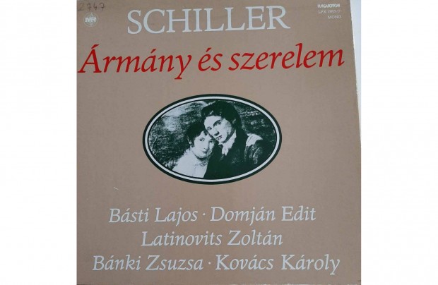 Schiller: rmny s szerelem - Bakelit LP 12" Lpx 13915 - 17