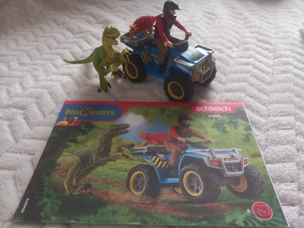 Schleich Quad Raptorral s Ankylosaurussal