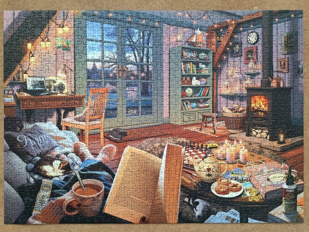 Schmidt 1000 db-os Secret puzzle / kirak (59655 - At the holiday home